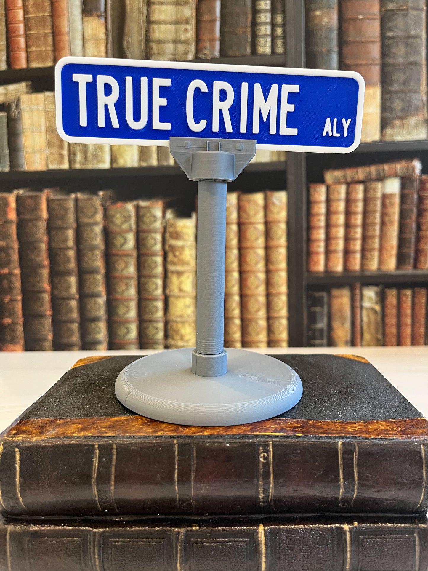 True Crime Alley Street Sign