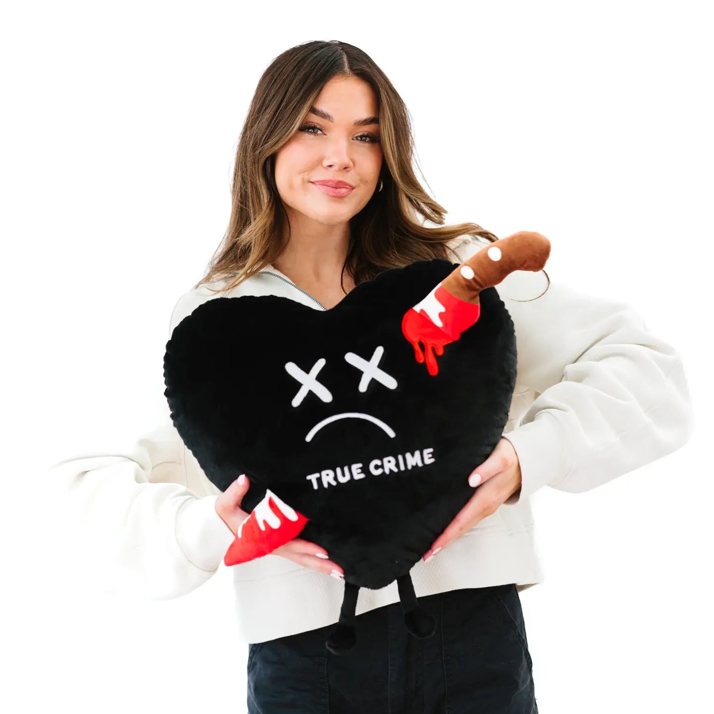 Pillow True Crime Book Lovers Plush
