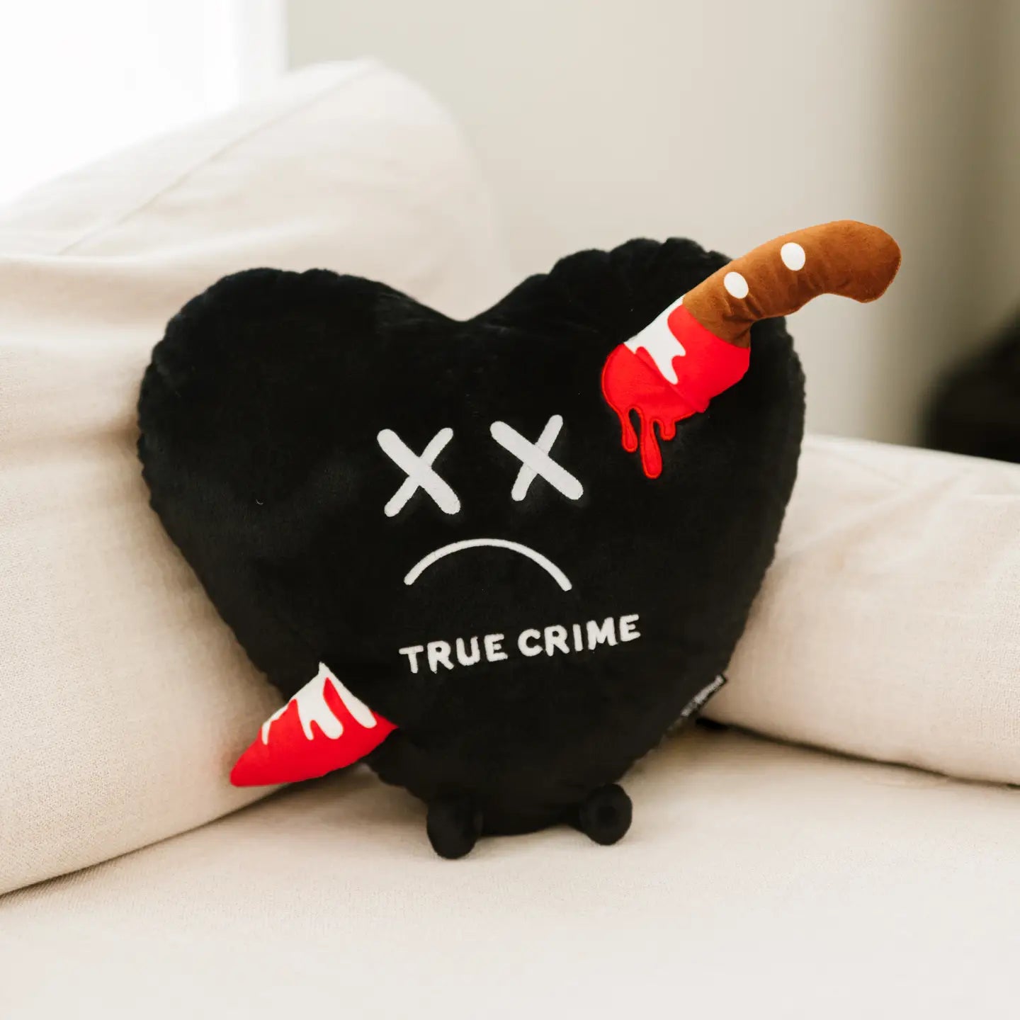 Pillow True Crime Book Lovers Plush
