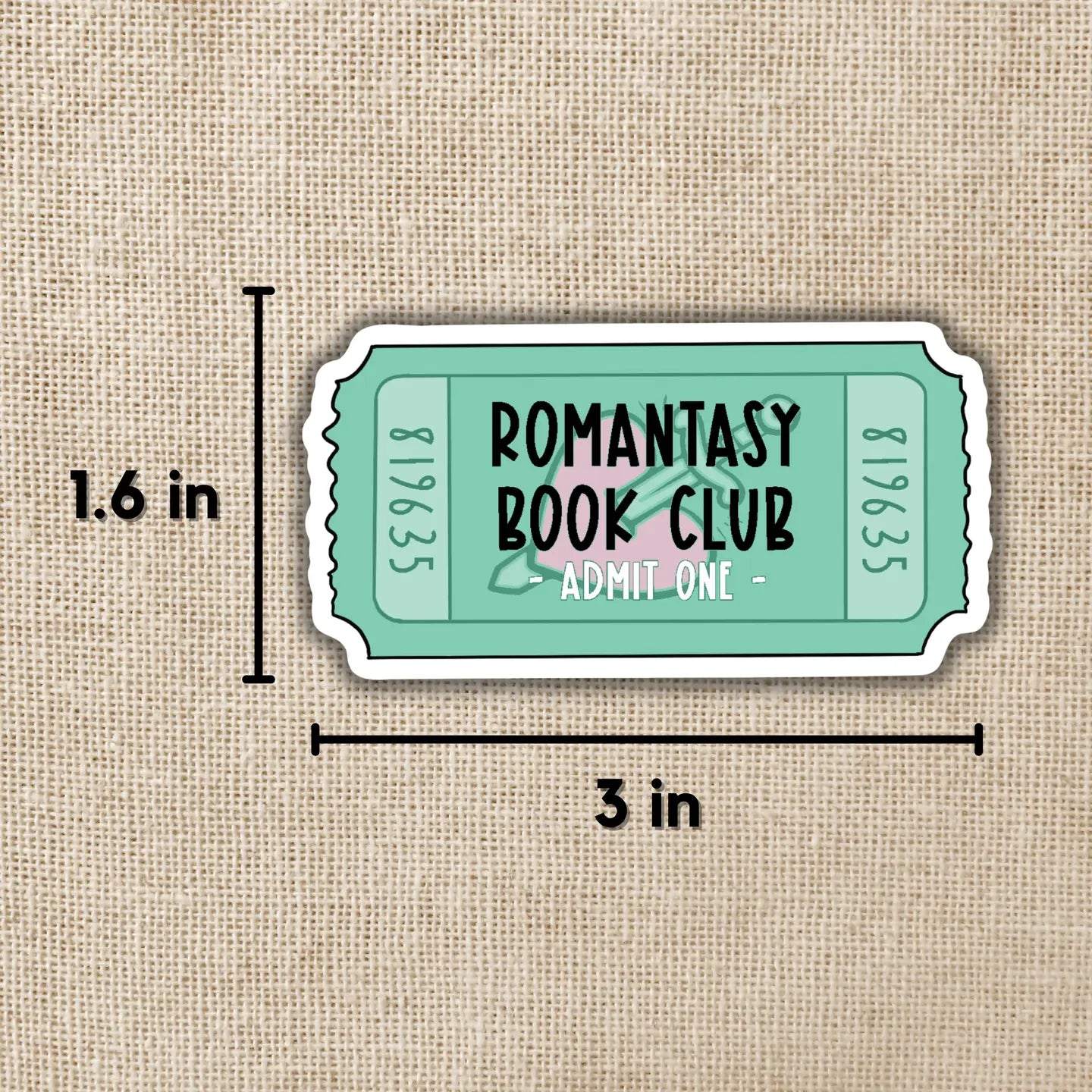 Romantasy Book Club Sticker