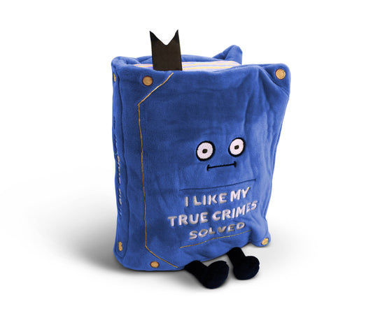 Plush Book True Crime Solved (PREORDER WILL SHIP END OF SEPT)