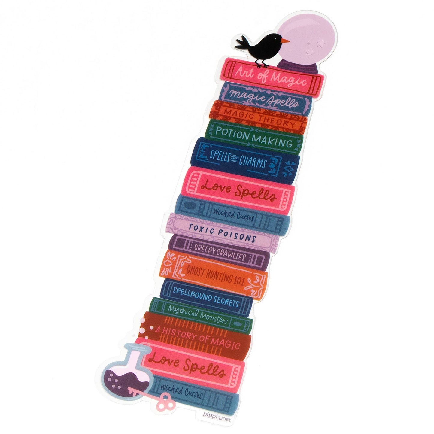 Spooky Book Stack Acetate Bookmark