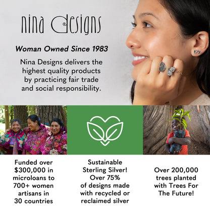 Bronze mini dagger Huggie Hoops with Mixed Metal Daggers 29x6mm