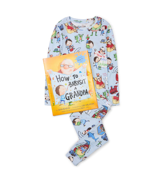 How To Babysit A Grandpa - PJ Set With Matching Book