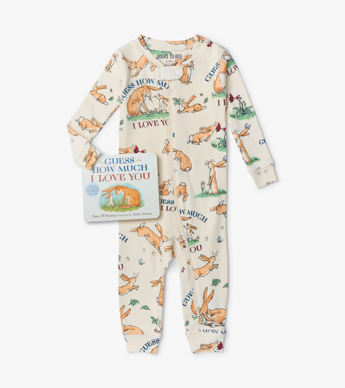 Guess How Much I Love You - Baby Coverall and Book Set