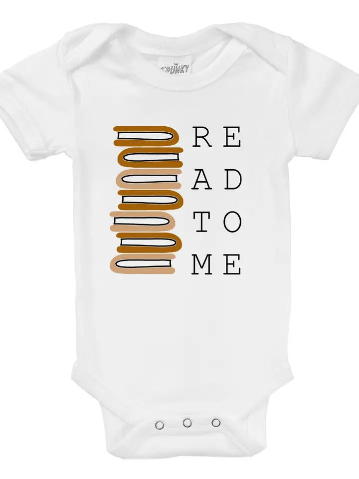 Read To Me Organic Cotton Baby Bodysuit and Toddler Shirt