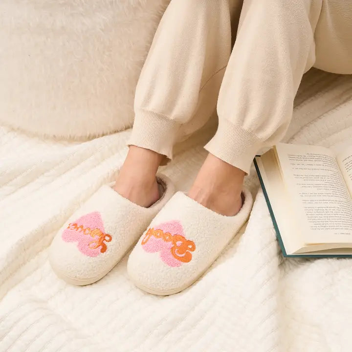 Slippers-Book Lover M/L Sizes 8 - 10