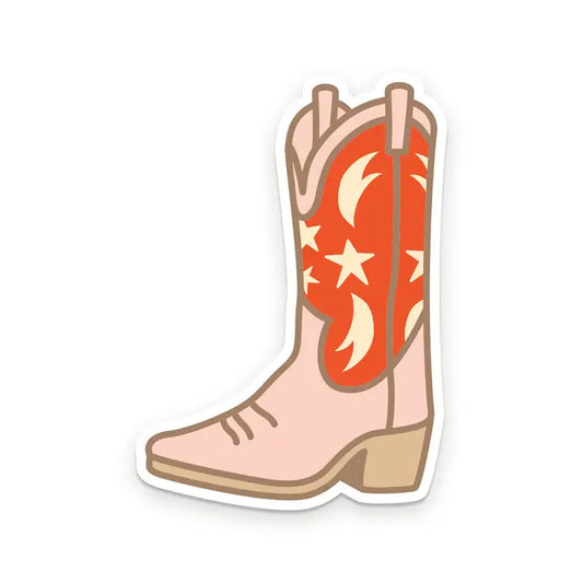 Cowboy Boot Sticker