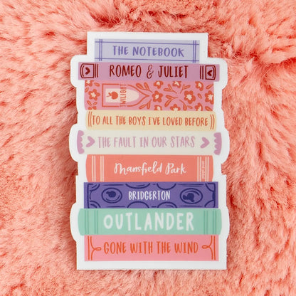Romance Novels Decal Sticker