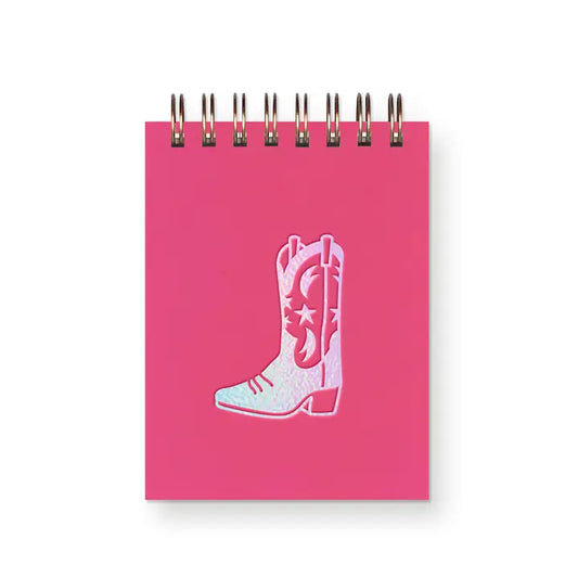 Cowboy Boot Mini Jotter Notebook