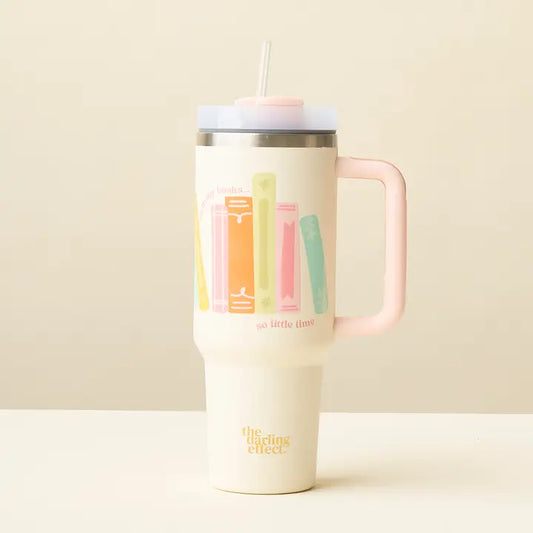 40 oz Take Me Everywhere Tumbler-So Many Books