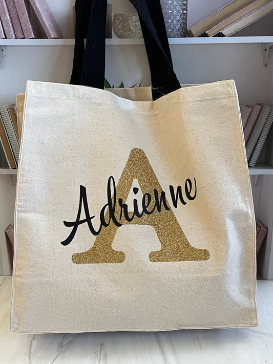 Initial Tote Customizable