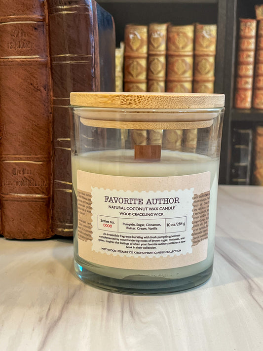 Favorite Author Candle