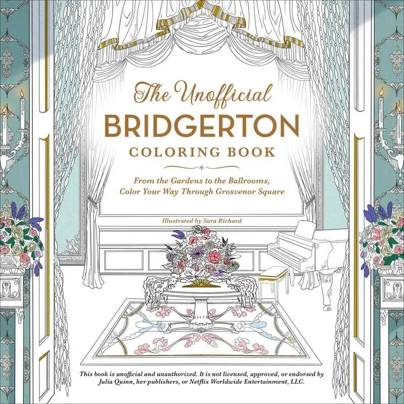 Unofficial Bridgerton Coloring Book By Sara Richard