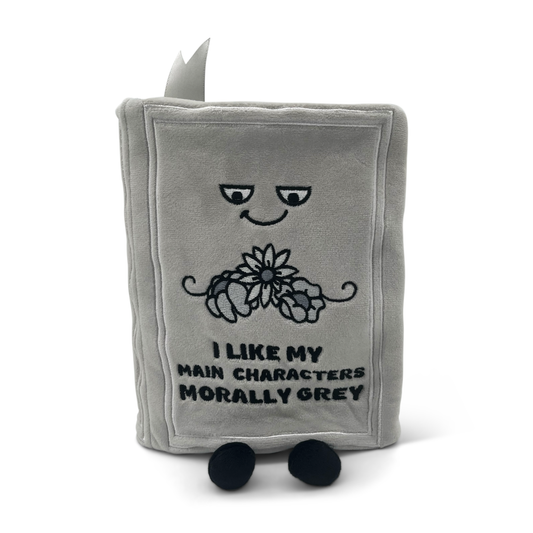 Plush Book Morally Grey (PREORDER WILL SHIP END OF SEPT)