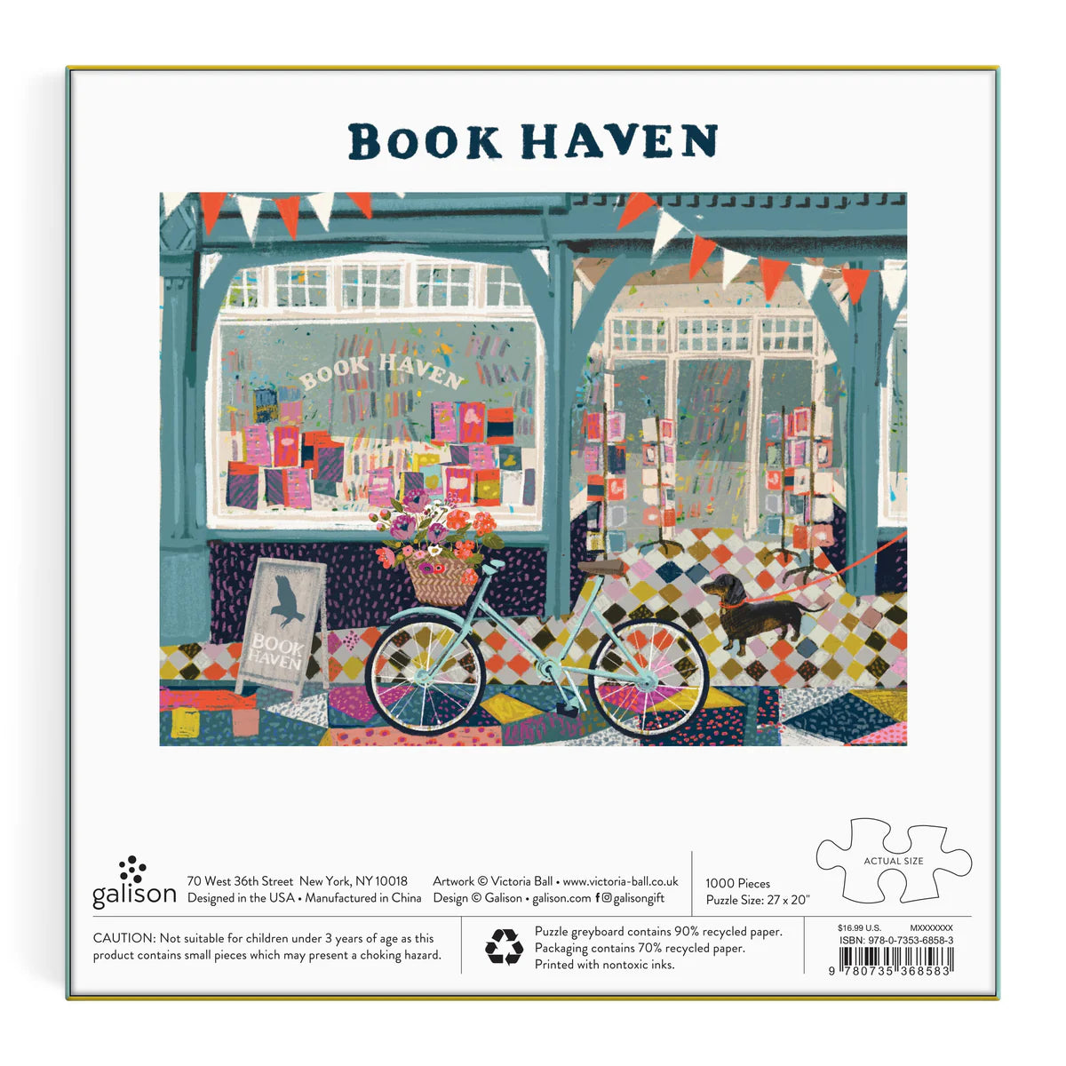 Book Haven 1000 Piece Jigsaw Puzzle