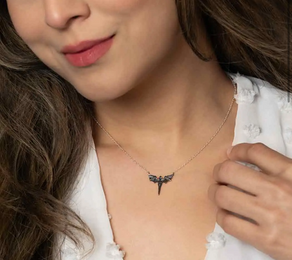 Sterling Silver Dragon Necklace