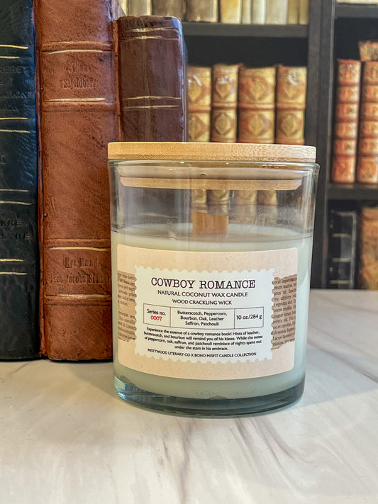 Cowboy Romance Candle