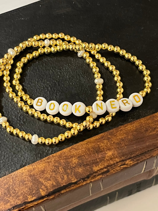 Book Nerd Bracelet Stack (PICKUP AT ROMANTASY)