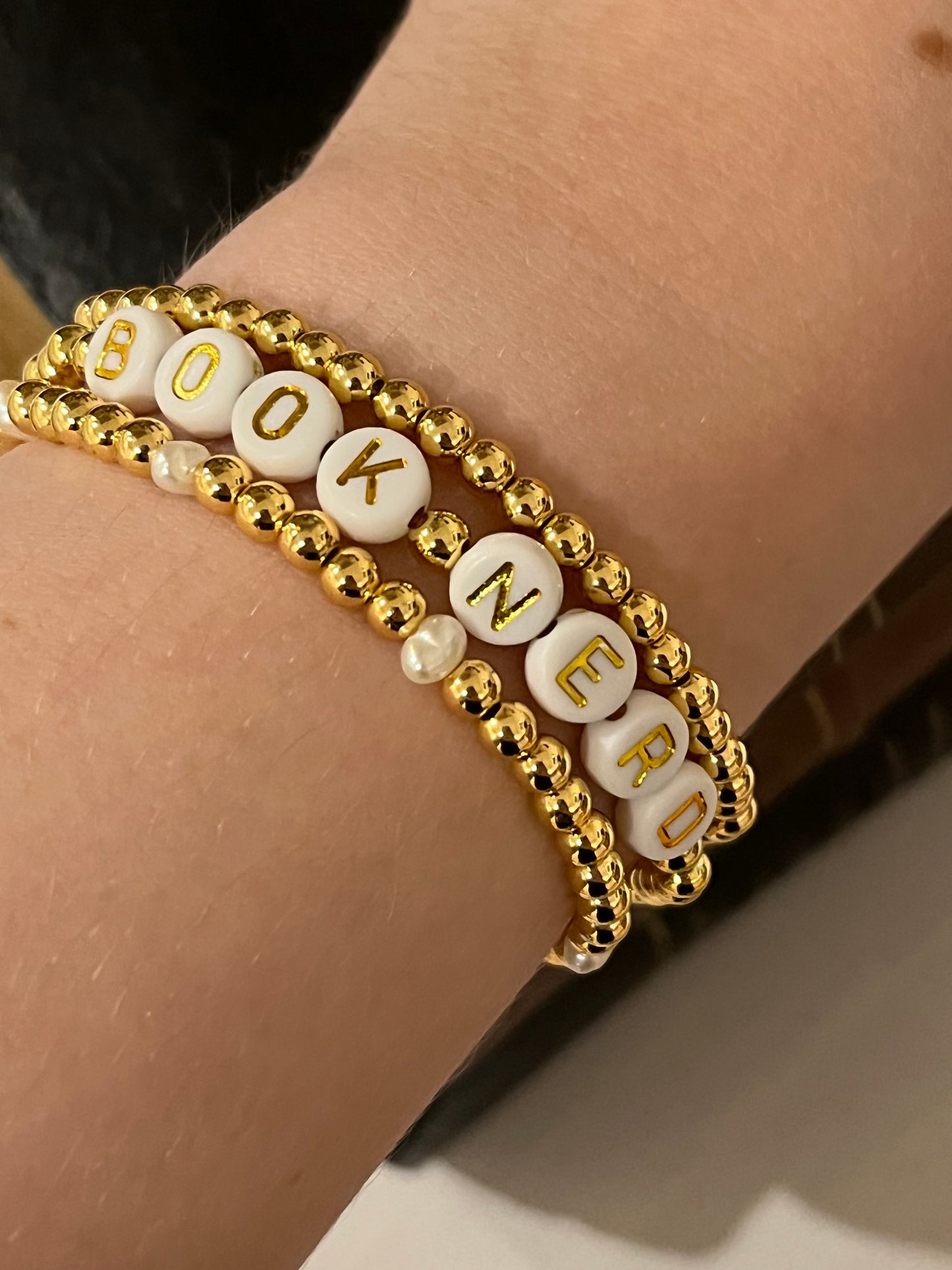 Book Nerd Bracelet Stack