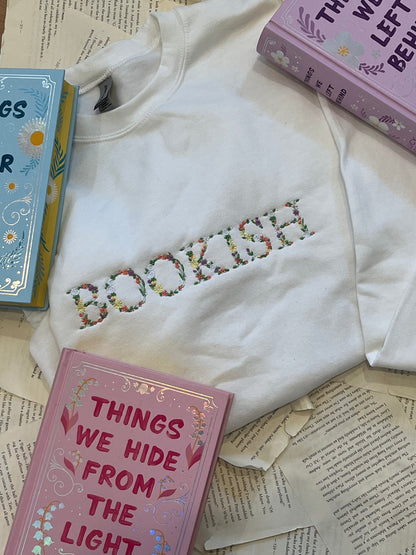 Bookish Floral Sweatshirt