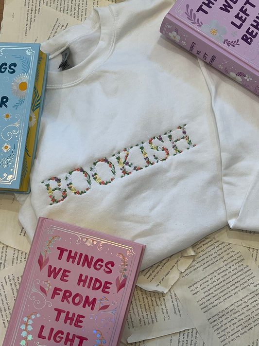 Bookish Floral Sweatshirt