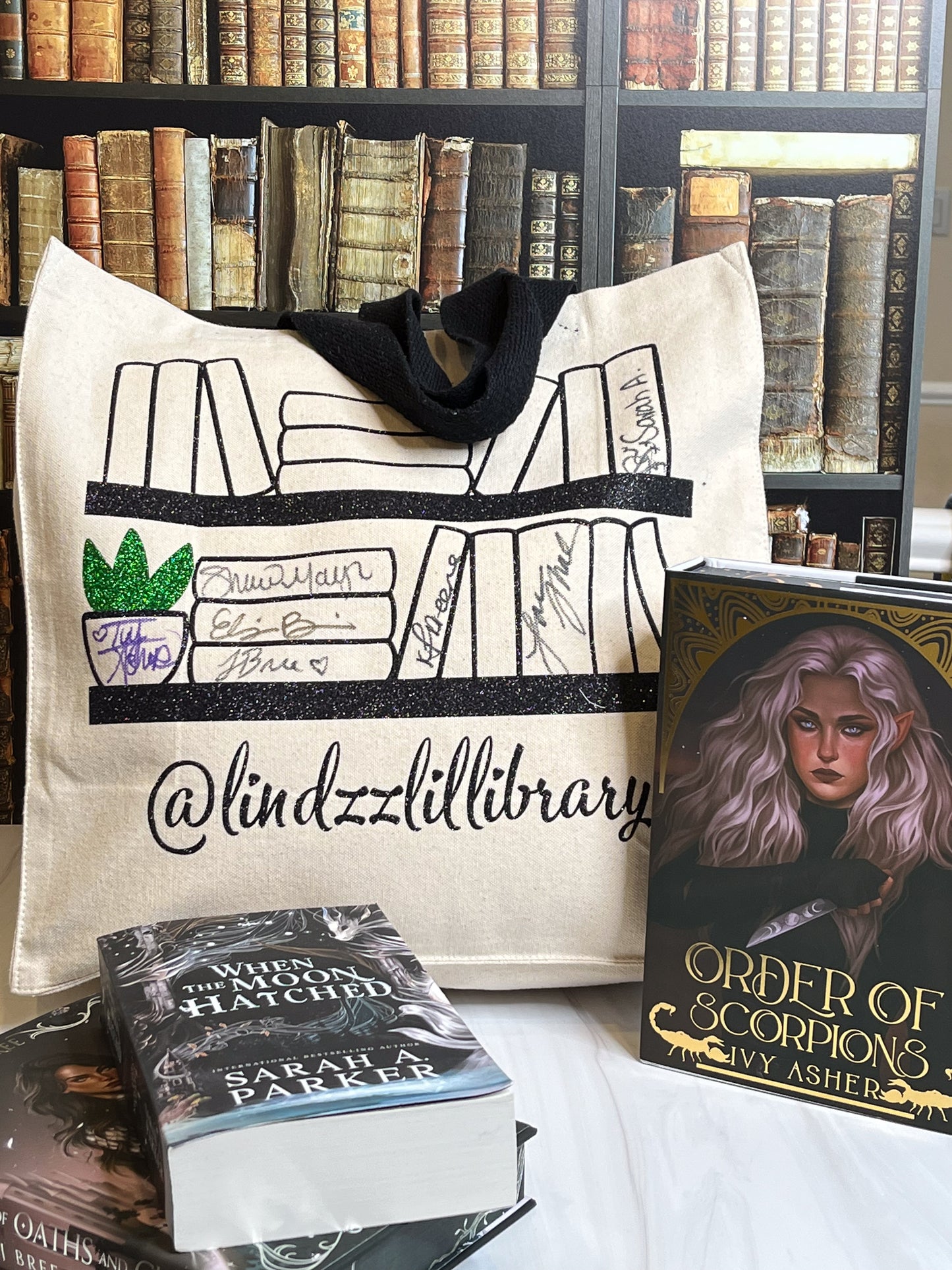 Book Signing Tote Customizable