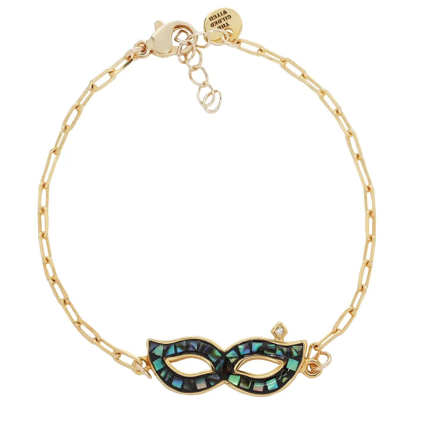 Secret Identity Bracelet: Fantasy Masquerade Mask Charm (PICKUP AT ROMANTASY)