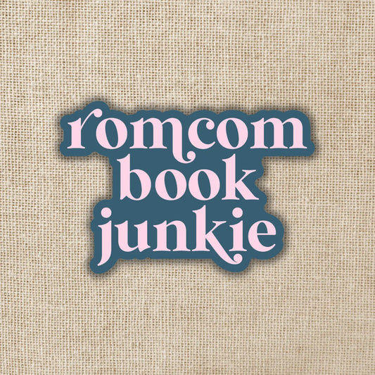 Romcom Book Junkie Sticker