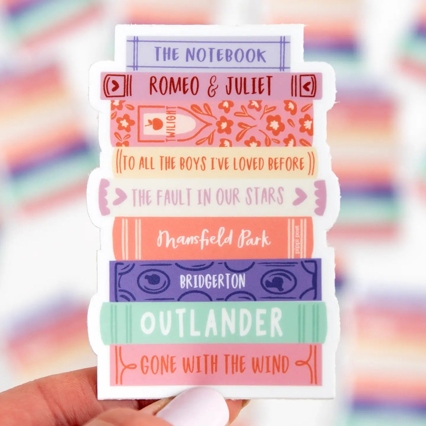 Romance Novels Decal Sticker