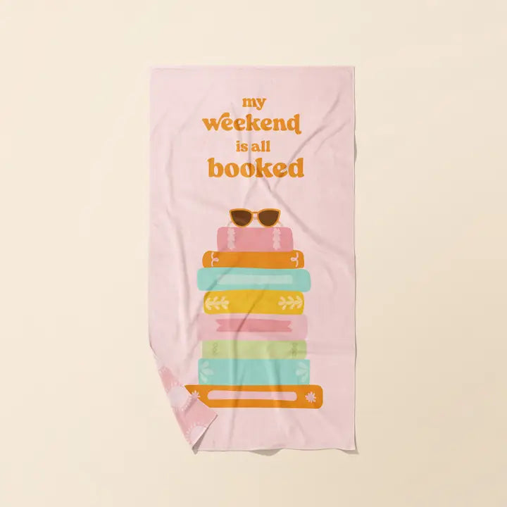 Xl Quick-Dry Beach Towel-My Weekend Is All Booked