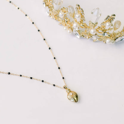 Enamel Apothecary Potion Bottle Charm Necklace