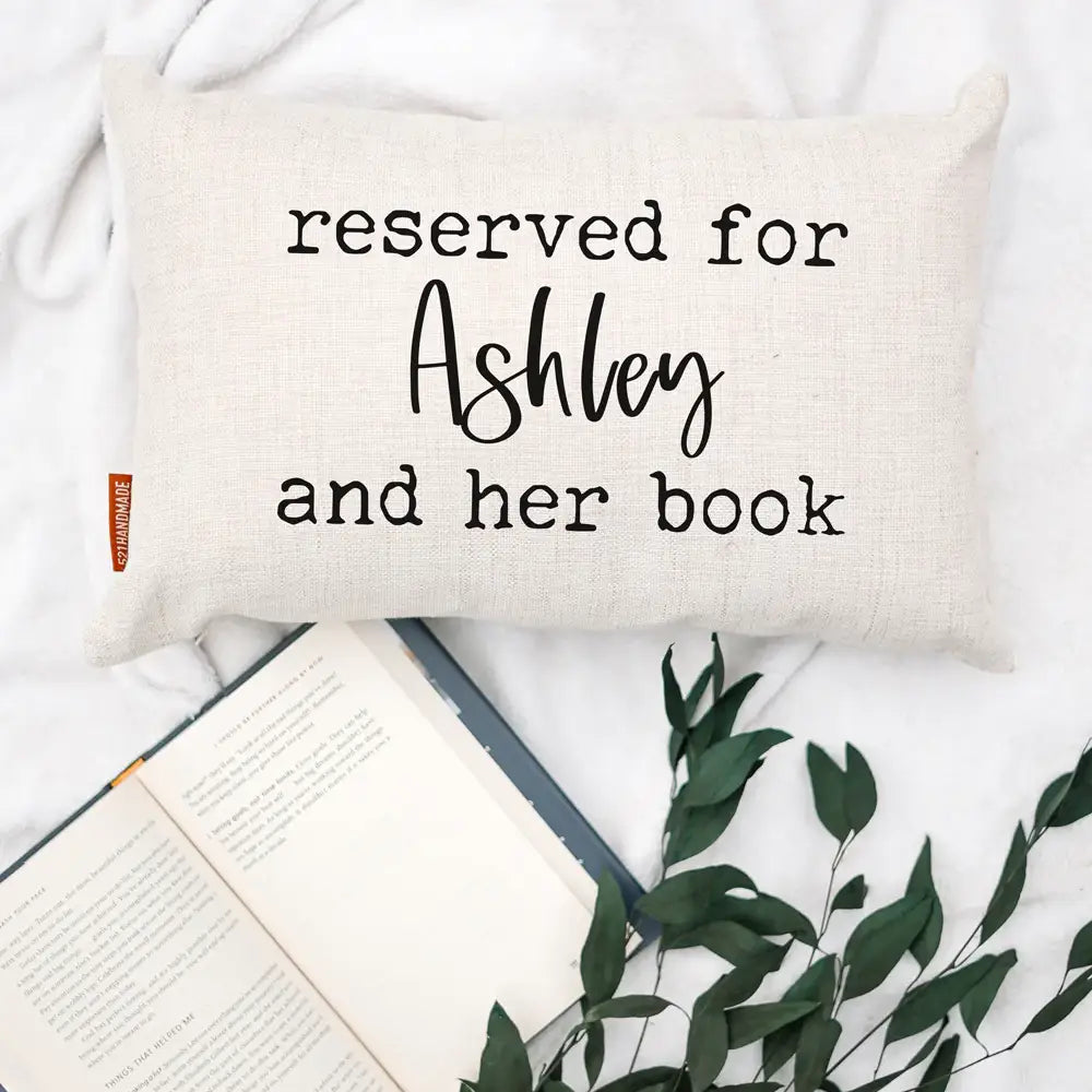 Reserved For Pillow, Book Pillow